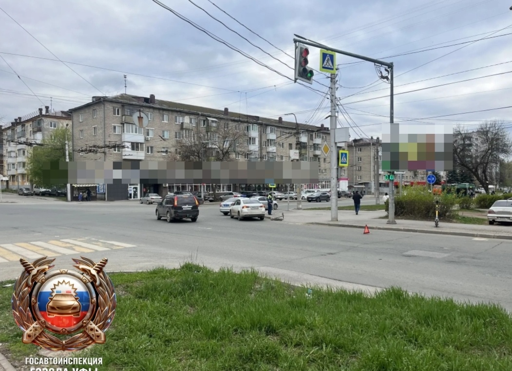 В Уфе водитель «Шкоды» сбил 11-летнего мальчика на электросамокате