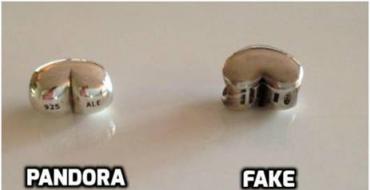 Ako rozlíšiť originál od falošných šperkov Pandora Pandora nie je skutočný